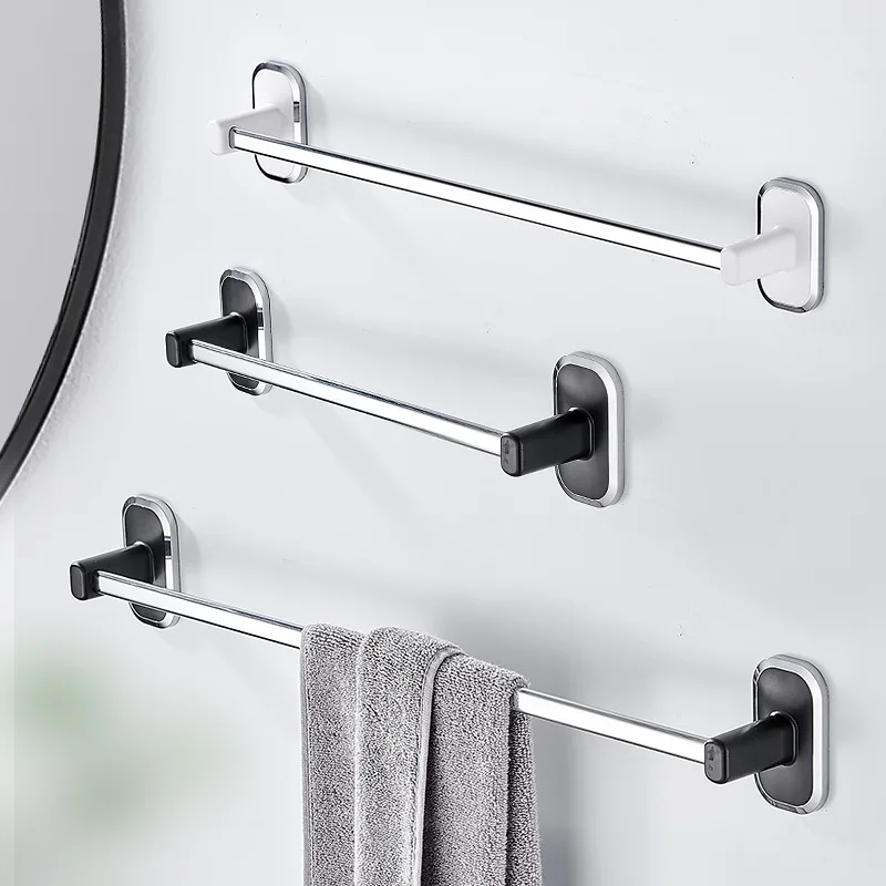 1 Pack Stainless Steel Towel Holder without drilling - Kitchen Towel Racks  - Hanging at the door of the Kitchen Cabinet or Cupboard - holder