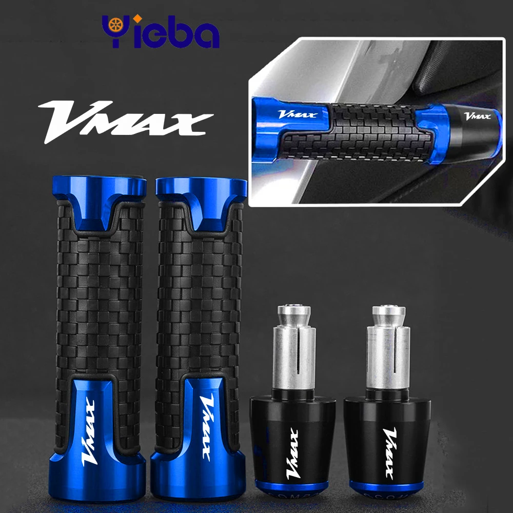 

CNC 22MM Handlebar Grips Ends Handle Bar Cap Grip End Plugs Motorcycle FOR YAMAHA V-MAX V Max Vmax 1200 2008-2017 2018 2019 2020