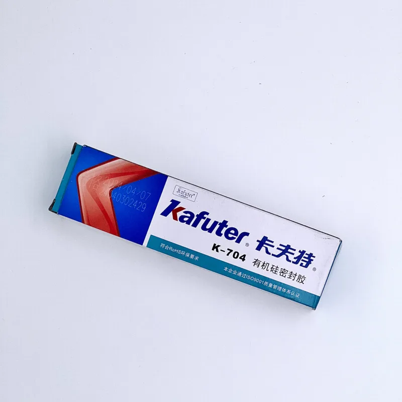 

high quality 45g Kafuter Silicone Industrial Adhesive K-704 704B RTV Silicone Rubber White balck Transparent Glue