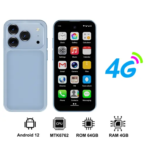 SERVO 19 Air 4G LTE Mini Smartphone Android 12.0 System 6GB+128GB Play Store Face Unlock GPS Dual SIM 3.88" Small Smart Phones - Image 11