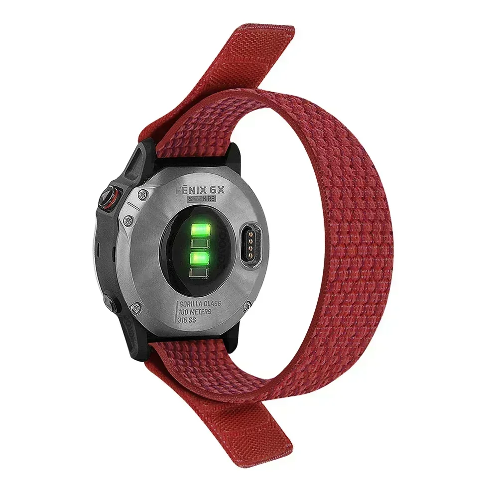 Premium Nylon Hook and Loop Strap for Smartwatches – Adjustable and Durable Watch Band Bracelet