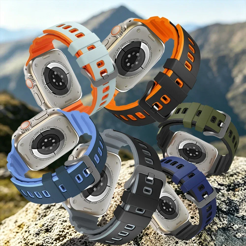 Sport Silicone Strap for Smartwatch - Premium Replacement Wristband