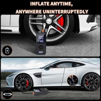 EAFC – compresseur d'air Portable sans fil, gonfleur de pneus de voiture à double écran pour Automobiles et véhicules électriques, accessoires de pièces automobiles 2