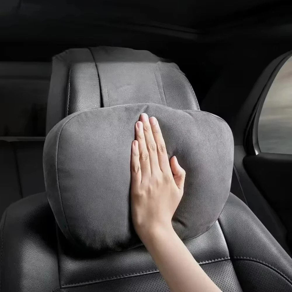Car Headrest Neck Support Seat Maybach Design S Class Soft Universal Adjustable Car Pillow Neck Rest Cushion