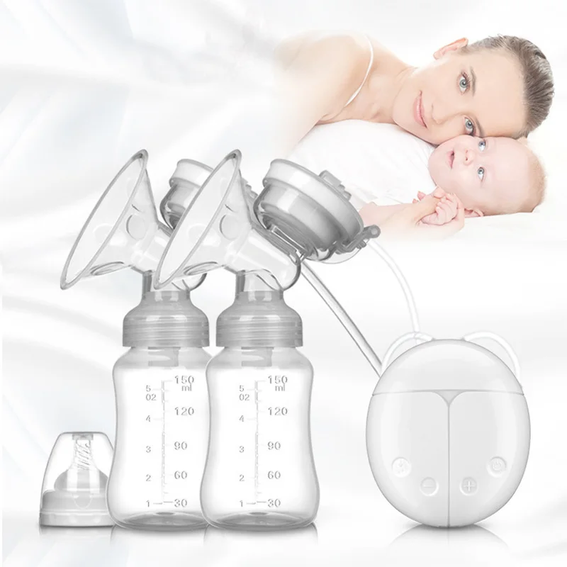 Electric Breast Pump Electric Breast Milk Extractor USB Powered with Baby Milk Bottle Baby Powerful Feeding Accessories