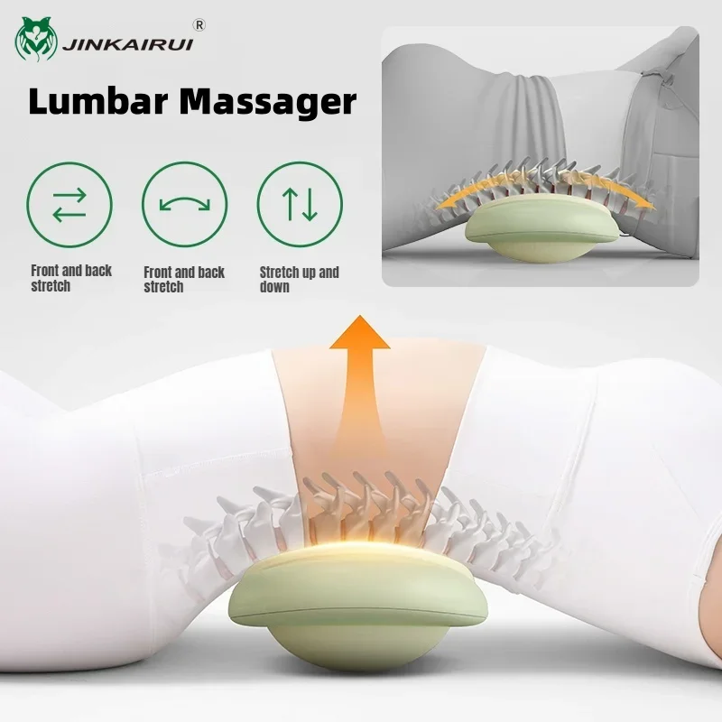 Lumbar Vertebra Massager with Pulse Heat for Waist Improvement