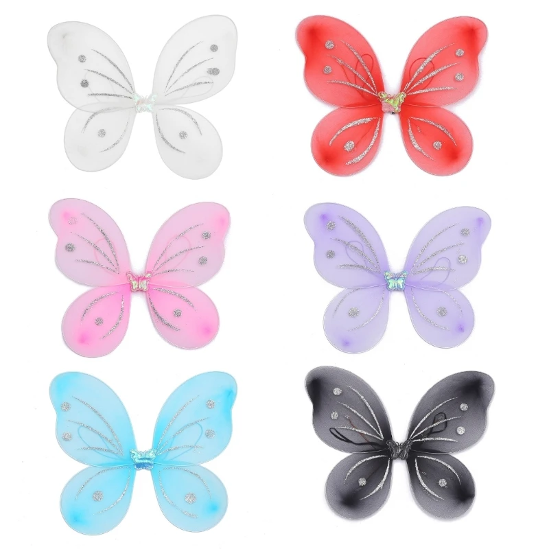

Y1UE Performance Costume Fairy Angel Wings Funny Dress Up Wing Costumes Halloween Cosplays Props