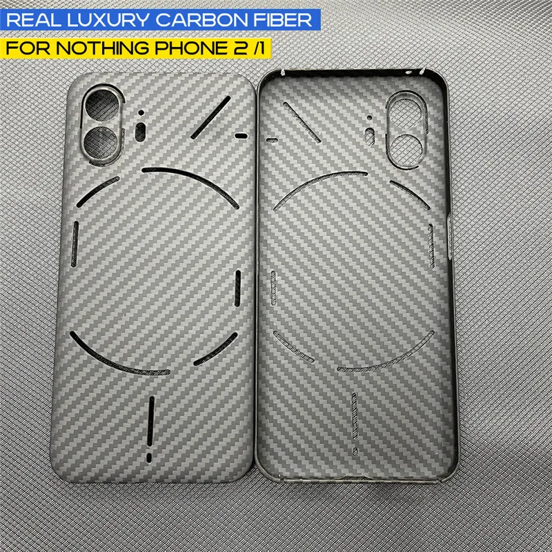 LuxuryCarbonFiberCaseforNothingPhone2ShockproofSlimAramid