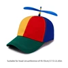 Child Propeller Baseball Caps Dopamine Look Harajuku Duckbill Caps for Outdoor 6