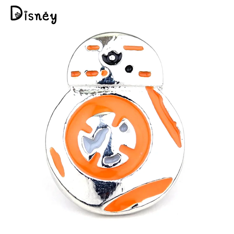 Spilla Disney Star Wars The Force Awakes Yoda Darth Vader Bb8 Robot Rebel Metal Badge Pin Per Regali Di Gioielli Da Donna E Da Uomo