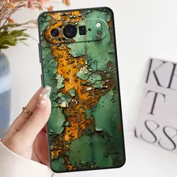 Vintage - Inspired Black Soft Shell Phone Case - Google Pixel 8 Pro (Mix01)