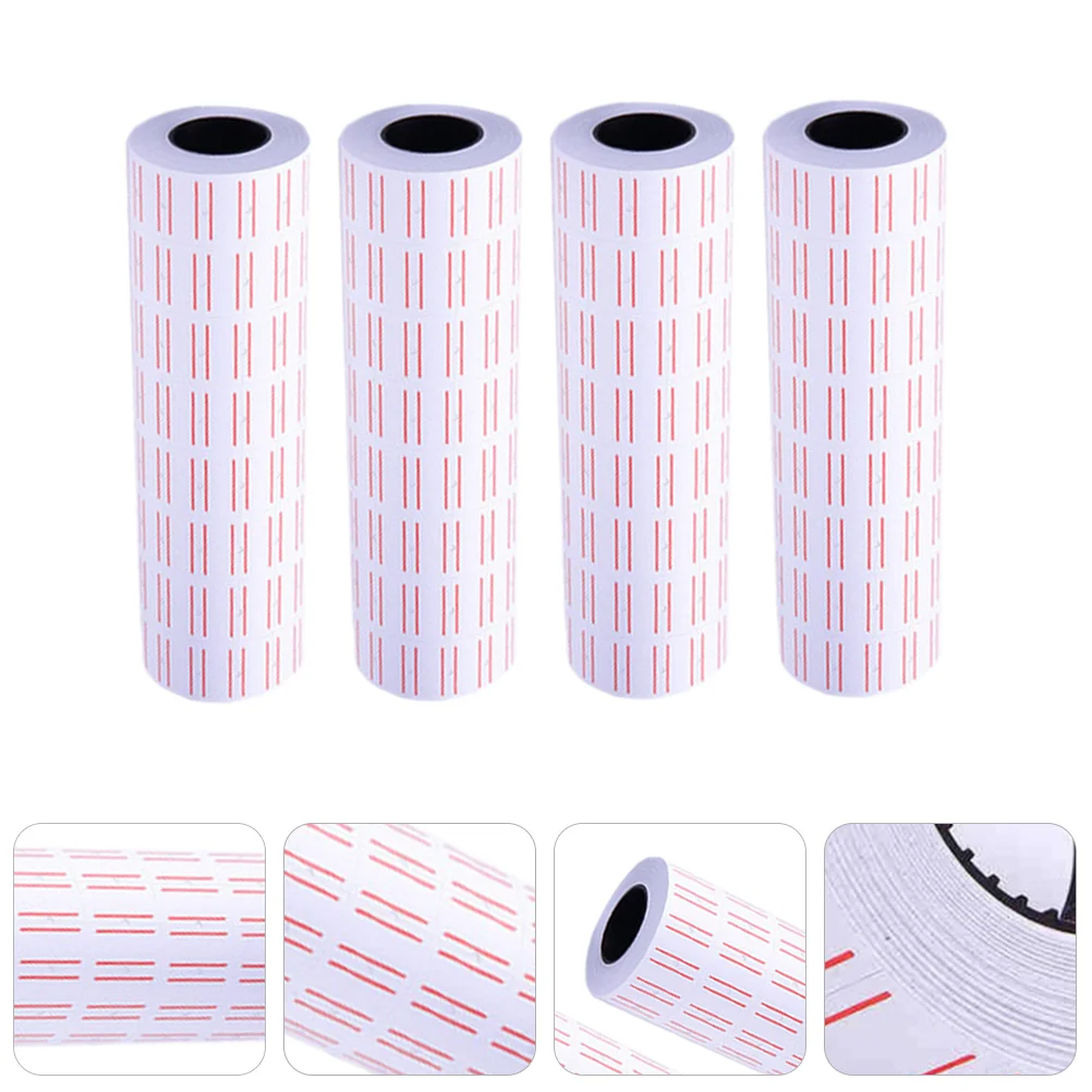 

40 Rolls Clothing Labels Sticker Pricemarker Sign Code Printing Paper Self Adhesive White