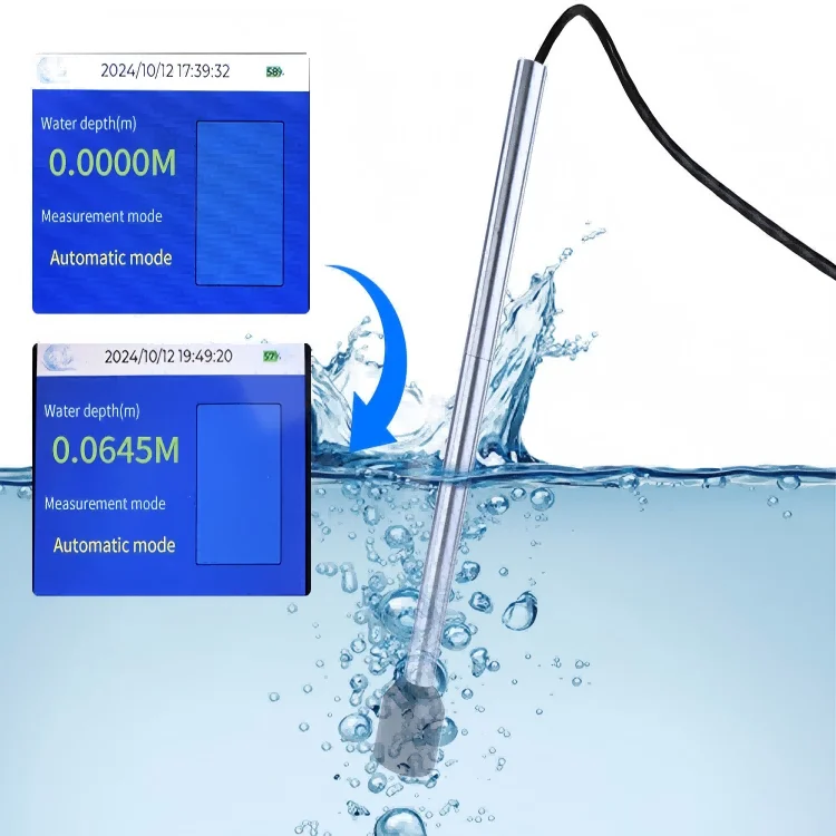 다중 매개변수 액정 디스플레이 초음파 측정기 120M 소나 센서 에코 사운더