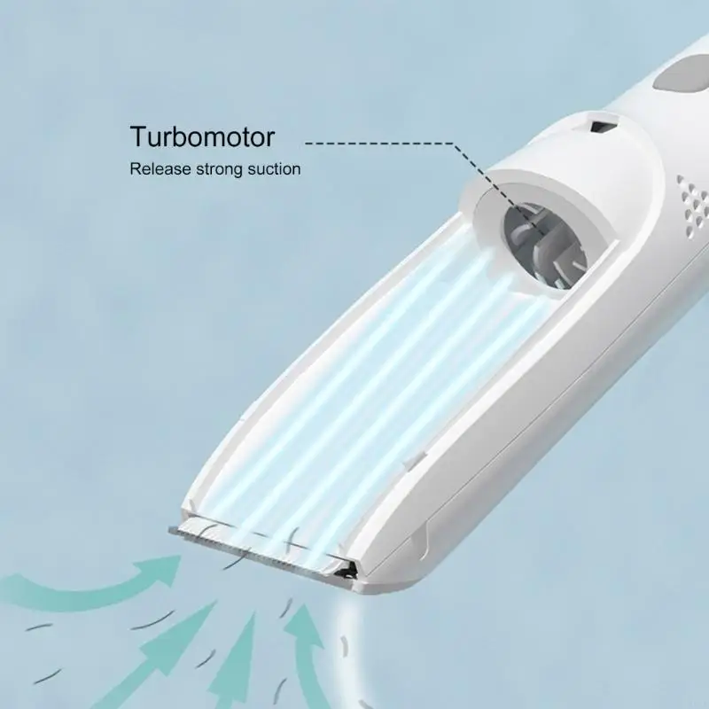 Watertight Baby Hair Trimmer with Large Capacity Storage Box Electric Hair Clip Tool Simple to Operate for Mess Frees Use