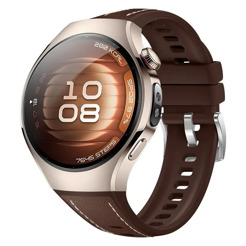 Elegant Press-On Quick Release Leather Silicone Strap for Watches - Unisex Band Bracelet