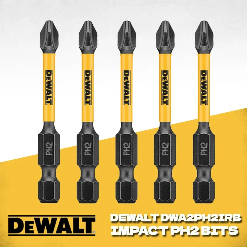DEWALT DWA2PH2IRB 배치 헤드 크로스 고경도 핸드 드릴 비트 나사 전기 스크루 드라이버 세트 PH2 임팩트 드..