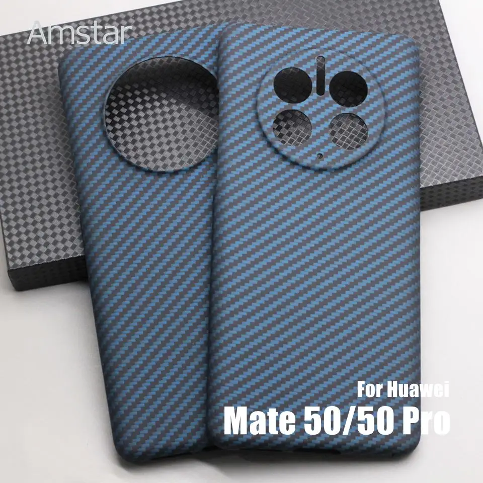 

Защитный чехол Amstar из углеродного волокна для Huawei Mate 50 Pro, ультратонкий противоударный чехол из арамидного волокна для Huawei Mate 50