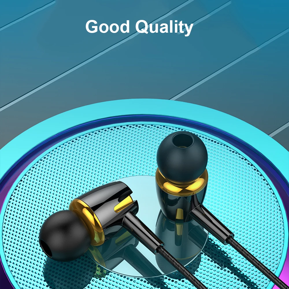 Cuffie Cablate Cuffie Da Gioco Sportive In-Ear Cuffie Stereo Con Microfono E18 Cuffie Da 3.5Mm Per Iphone Xiaomi Samsung Huawei