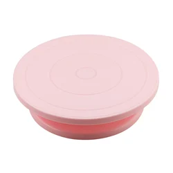 Enhanced Rotating Cake Decorating Turntable Kit (Pink)