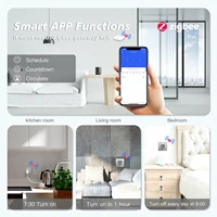 BSEED ZigBee Wall Sockets Funtion Part Power Smart Sockets Key Google Smart Life App Control Alexa Wireless Socket EU Standard - Image 4