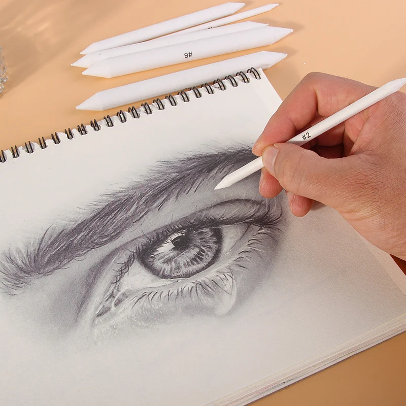 양방향 수정 펜 세트 단색 그림 아티스트를 위한 단색 스케치 수정 브러시 종이 지우개