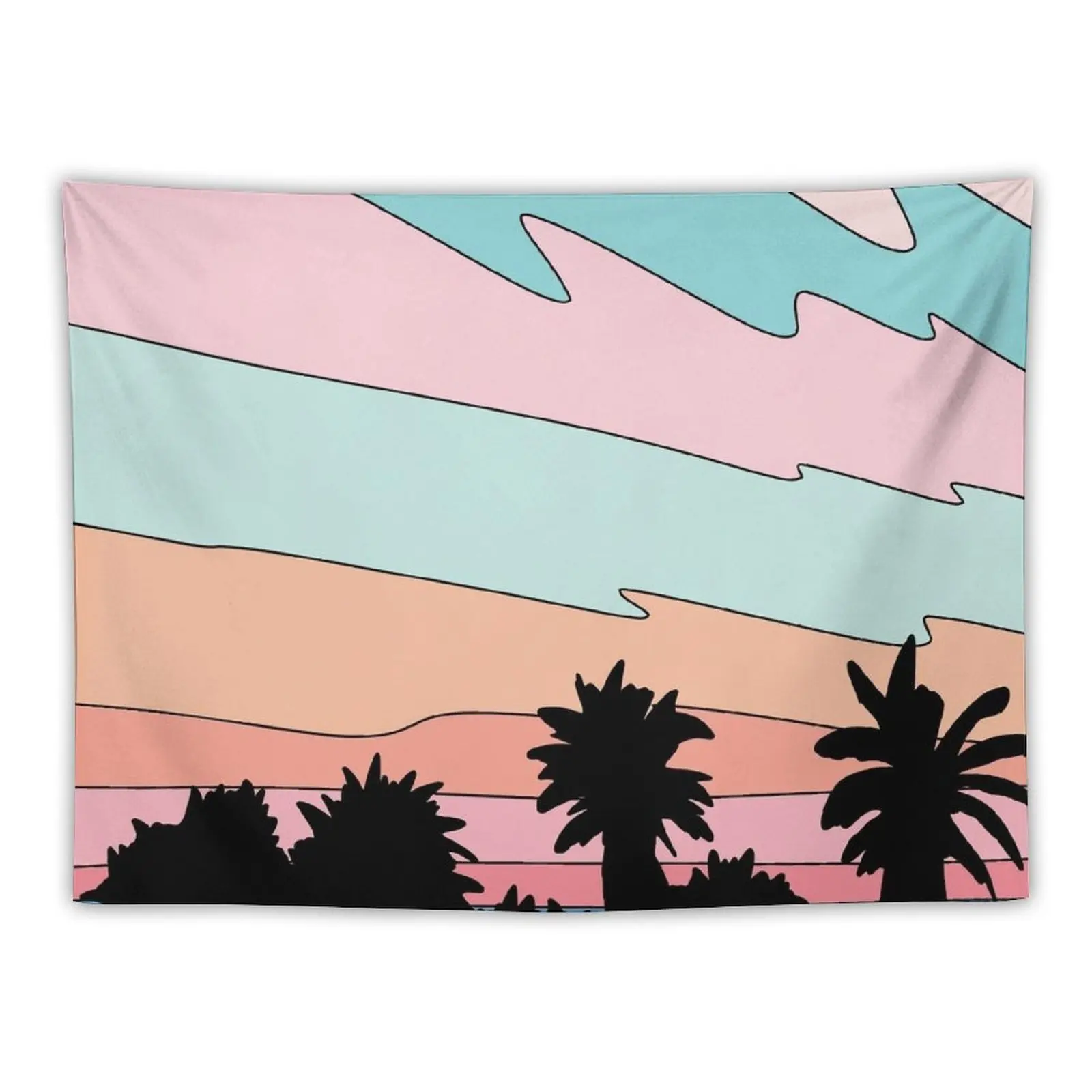 

Beach sunset by Elebea Tapestry Hanging Wall Home Decoration Accessories On The Wall Tapestry