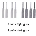 4 pairs  gray