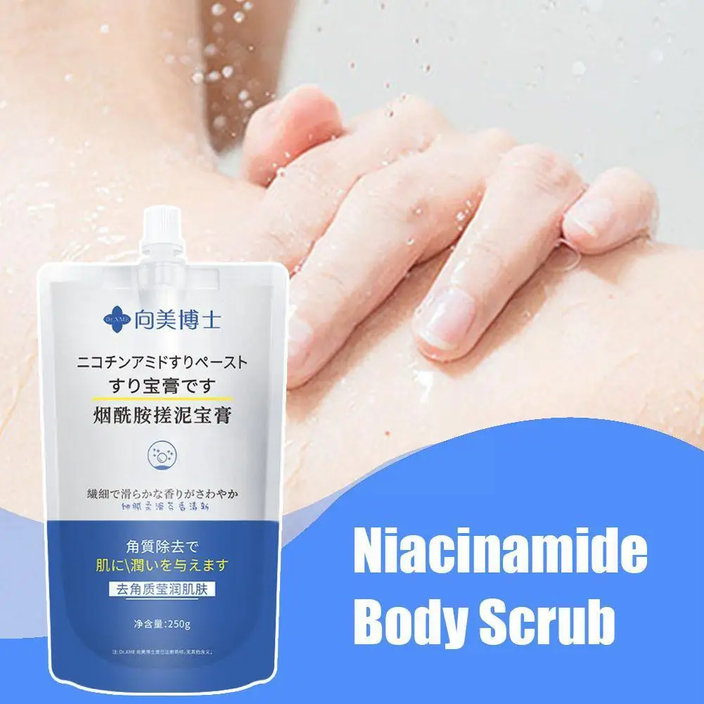 

Nicotinamide Body Exfoliator Scrub 250g Mud Scrub Cream Exfoliate Body Exfoliator Scrub Skin Mud Rubbing Artifact Gel For B G0D4