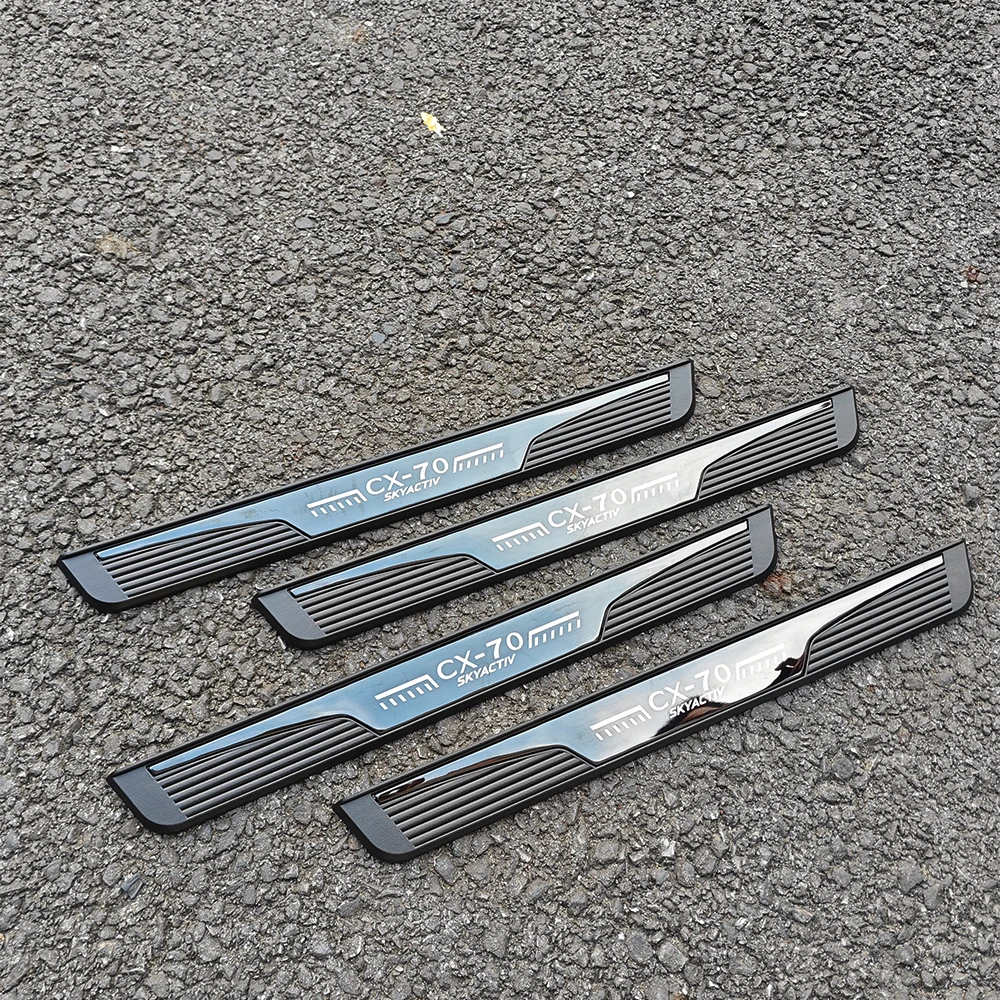 Car For Mazda CX-70 Door Sill Protector Threshold Trim Auto Parts