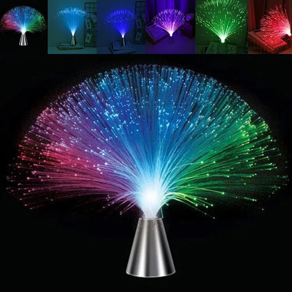 LED-Fiber-Optic-Lamp-Multicolor-Star-Sky-Light-For-Holiday-Wedding ...