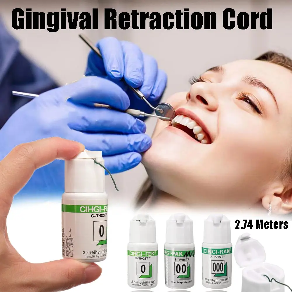 

Disposable Dentist Material Oral Consumables Medical Gingival Retraction Cord Gum Line Gingival Line Dental Thread