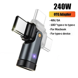 240W USB - C OTG Adapter for Fast Charging and Data Transfer (Adapter type - c)