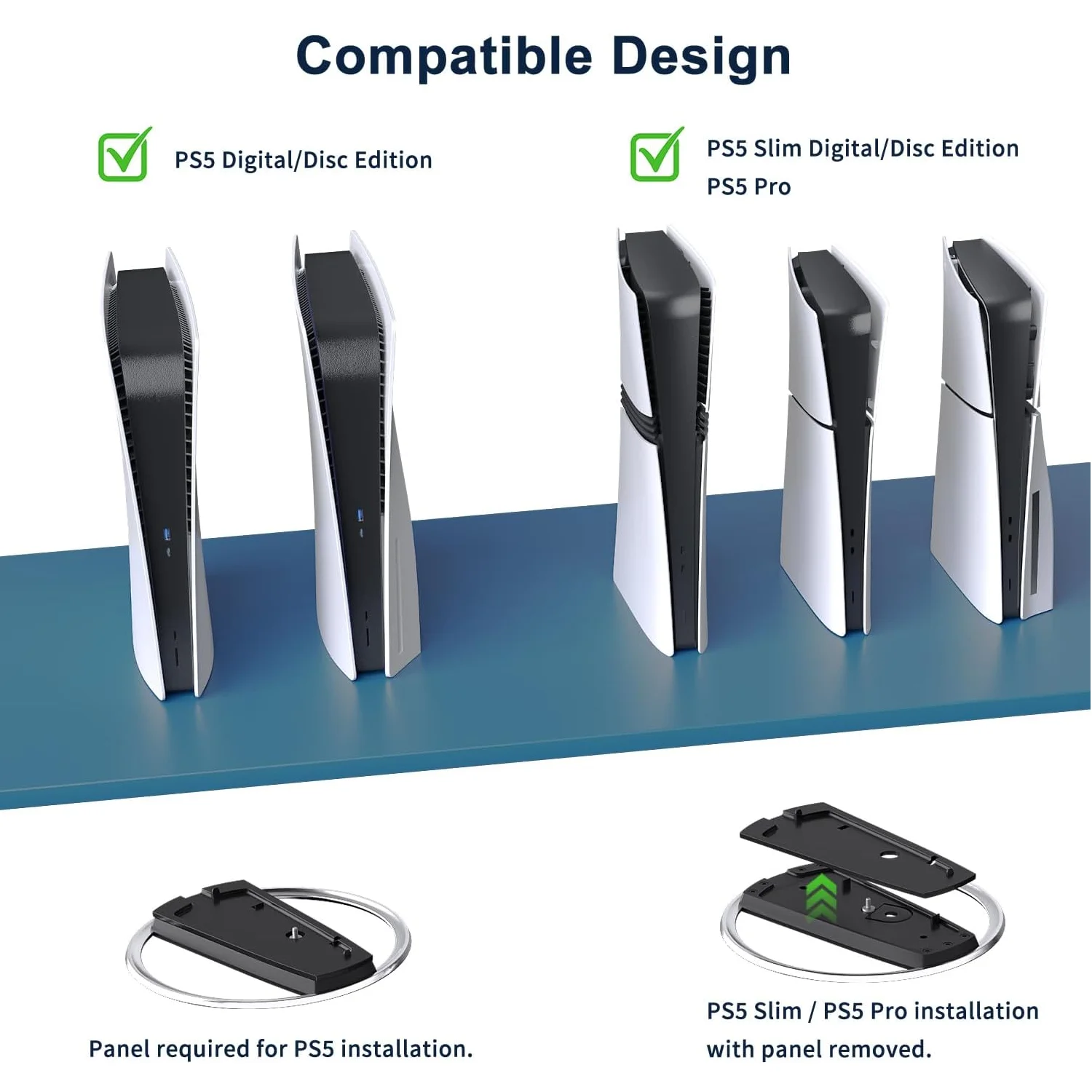 Aluminum Alloy Vertical Stand with Anti-Slip Stability