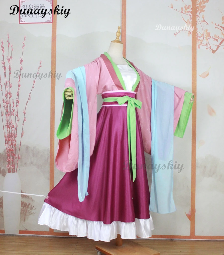 Maomao Cosplay Costume Wig Anime The Apothecary Diaries Dress Skirt Pink Top Hairpin Kusuriya No Hitorigoto Halloween for Women