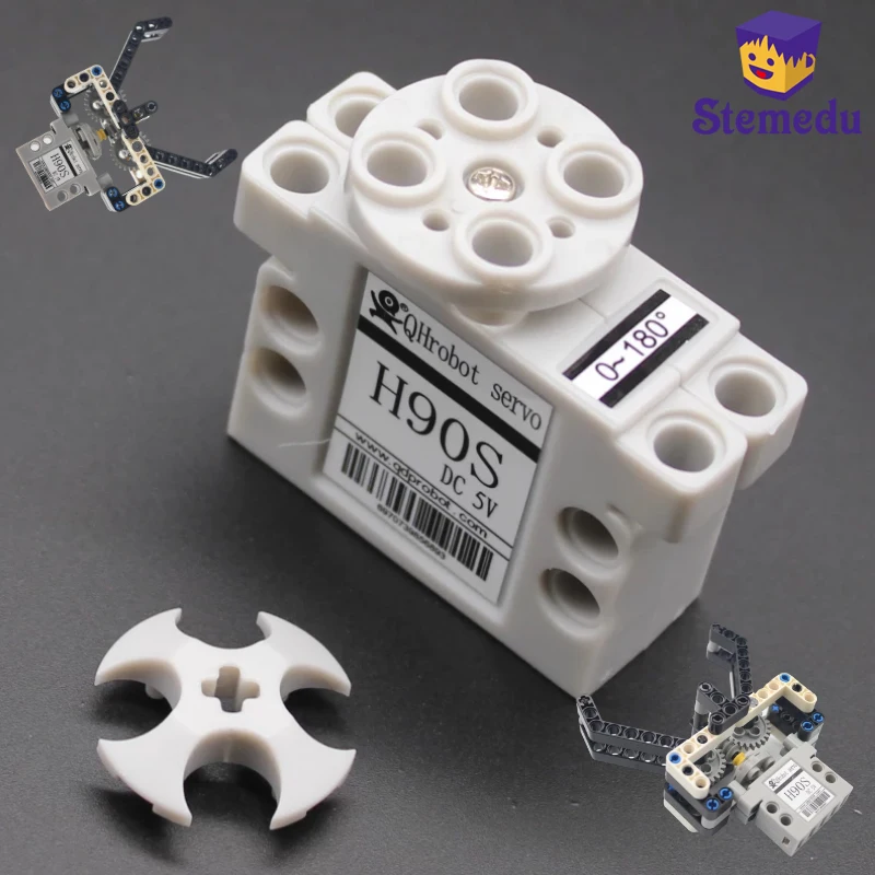 Servomotore 180 360 Gradi Compatibile Con Legoeds Big Torque Block Servo Digital Metal Gear Per Mixlyscratch