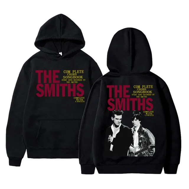 

Двухсторонняя Толстовка с принтом рок-группы The Smiths, уличная одежда для мужчин и женщин, толстовки в стиле рок-панк, Мужская Повседневная Толстовка Оверсайз в стиле хип-хоп