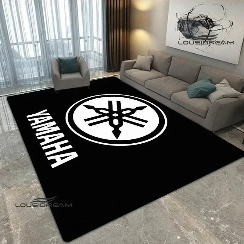 3D Retro motorcycle Y-YAMAHAS Printed carpet non-slip carpet bedroom decor outdoor rug Yoga mat bedroom decoration birthday gift