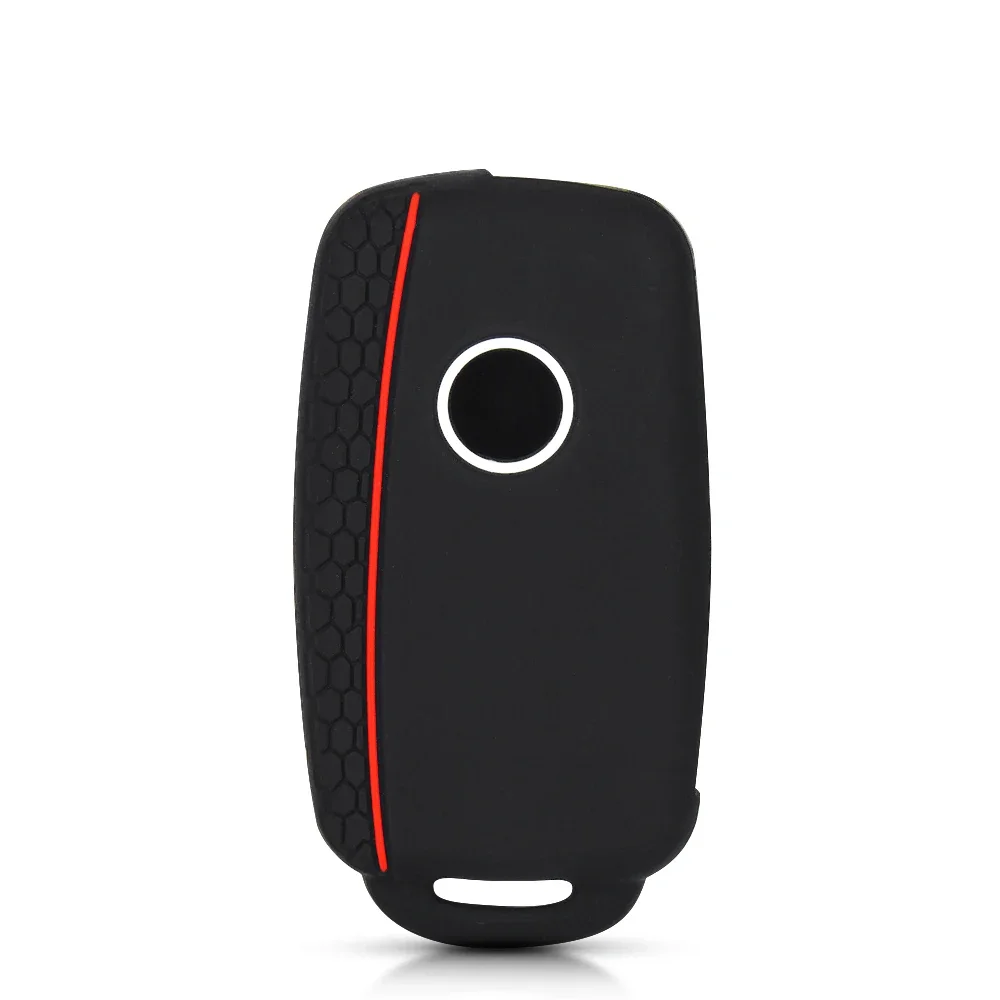 Silicone Remote Key Fob Case Cover For SEAT Leon Ibiza For VW Golf Polo Bora Beetle Tiguan SKODA Fabia Superb key case cover