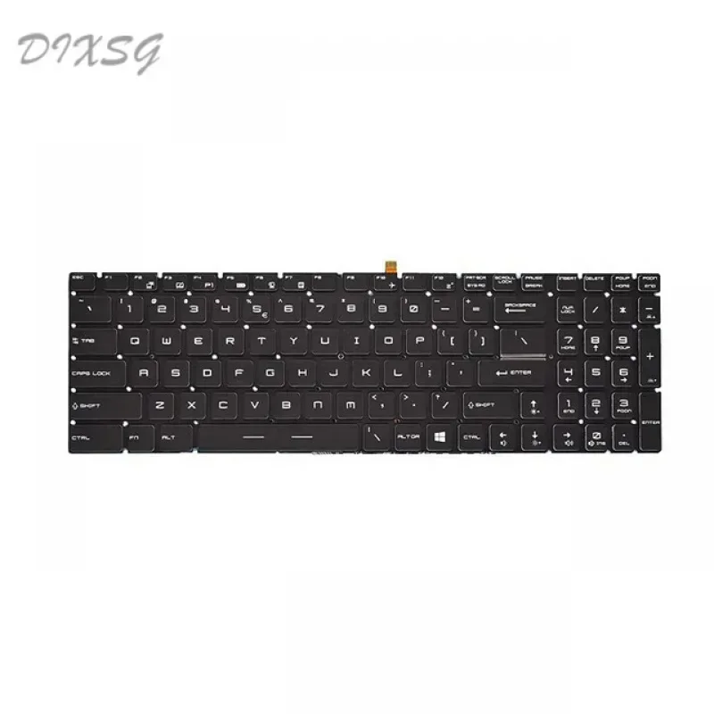 Фото Сменная клавиатура для MSI GT62, GE62, GS60, GL60, GP62, GT72, GE72, GS63, GL62, GP72 серии, клавиатура с подсветкой, американская раскладка-красный №5