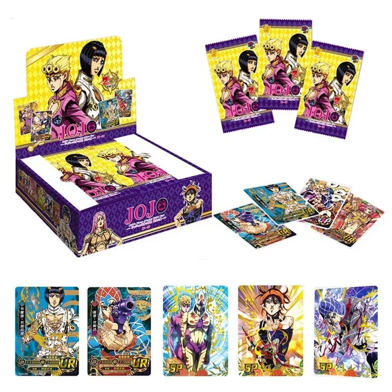 

JoJo Bizarre Adventure Character Kujo Jotaro Kakyoin Noriaki Collection Card Japanese Cartoon JOJO Card Toy ChildrenTable Games