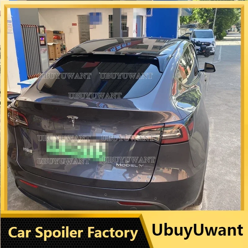 

Спойлер на крышу для Tesla Model Y / model 3, спойлер на крышу из АБС-пластика для заднего крыша автомобиля, спойлер на крышу Tesla Model Y 2020-2023