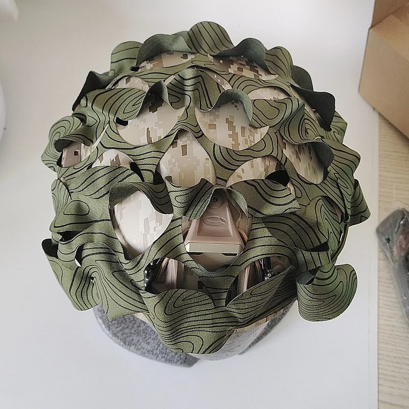 3D Camouflage Tactical Helmet Cover, Protective Equipment