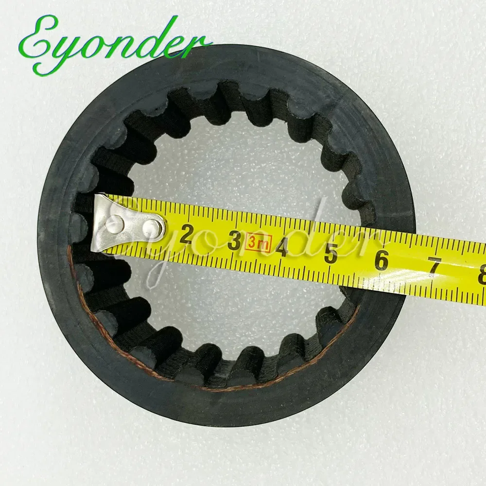 Compressor Clutch Flexible rubber coupling Sleeve For VW T5 Transporter Bus Multivan Touareg 5.0 Phaeton 070903327D 070903327C compressor magnetic clutch