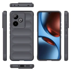 Shockproof Soft TPU Silicone Phone Case with Lens Protection - Realme GT7 (China) (Grey)