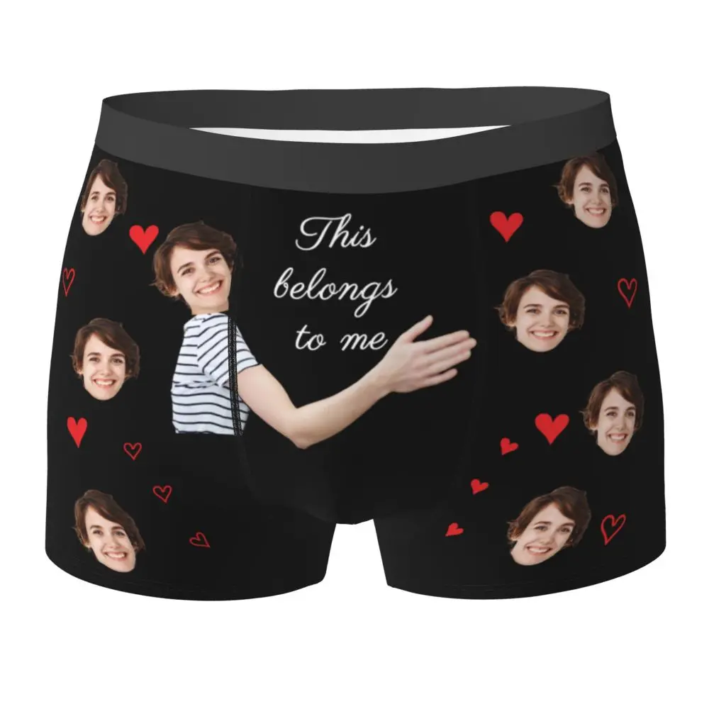 Description Picture 4 of itemValentine's Day Personalize Boxer Face Custom Photo Man's Underwear Gift for Man Boyfriend Anniversary Birthday/Wedding Gifts
