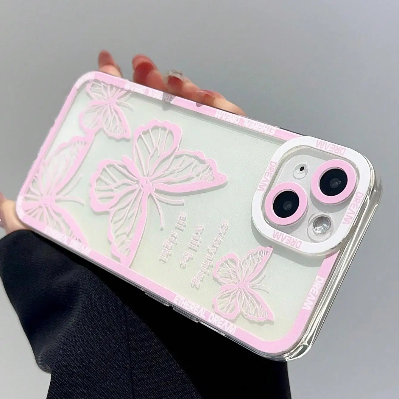 Chic Cat Design Protective Phone Cover