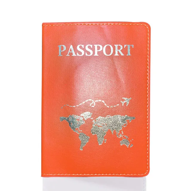 Elegant World Map Passport Holder – Stylish Travel Accessory & Ideal Wedding Gift