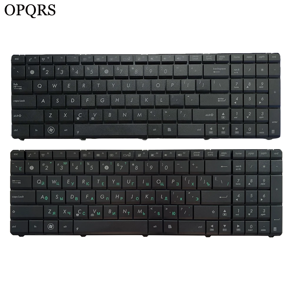 

Клавиатура для ноутбука ASUS X73 N73 K73 K73T A53U A53U K73BY K73T K73B K73TA X73B X73CBE A53 A53T A73TA A73TK, русская/английская раскладка