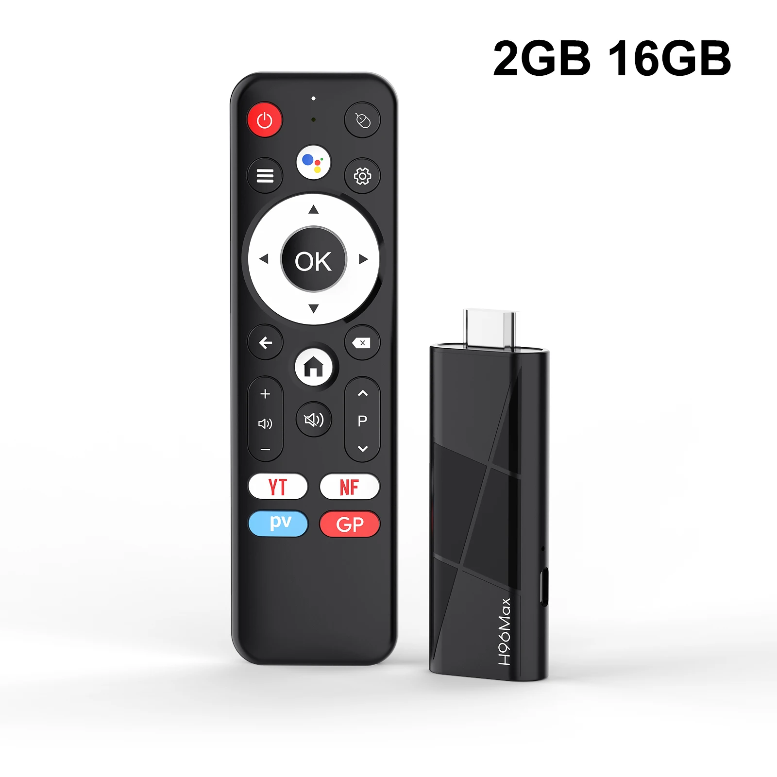 H96 MAX RK3518 Android14 Smart mini TV stick Wifi6 BT5.4 4K HD 3D Quad-Core Ethernet Google Voice Assistant Media Player TV Box