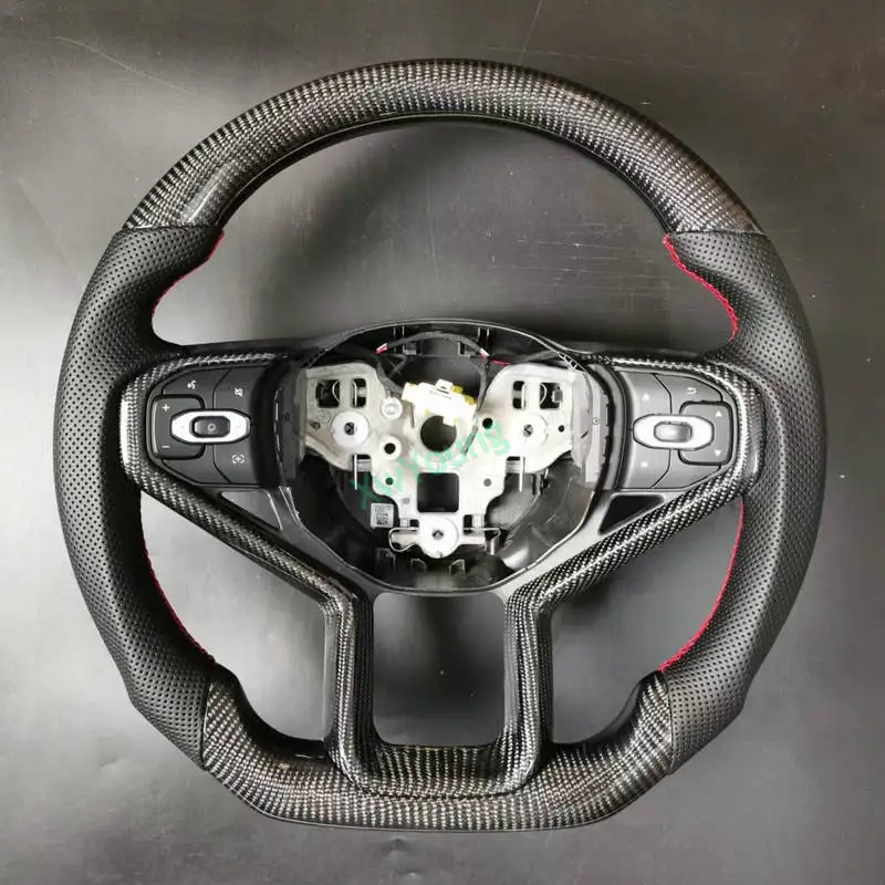 진짜 탄소 섬유 가죽 자동차 핸들, Haval H6 H6S GT 100%